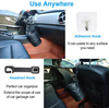 New Design Artificial Leather Car Interior Garbage Bucket Leak-proof Collapsible Car Trash Can Hanging For Headrest