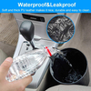 New Design Artificial Leather Car Interior Garbage Bucket Leak-proof Collapsible Car Trash Can Hanging For Headrest