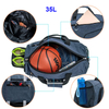 Waterproof Gym Duffel Bag with Shoe Compartment And Wet Pocket Lightweight 35L Travel Duffle Bag for Men And Women