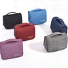 Portable Water-resistant Hanging Travel Wash Makeup Organizer Polyester Men Toiletries Bag Travel Bags for Toiletries