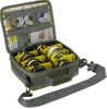 Custom Embroidery Logo 1680D Polyester Spring Creek Fishing Reel Gear Bag For Spinning Reels With Shoulder And Handle