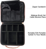 Travel Makeup Case With Large Lighted Mirror Cosmetic Bag Professional Cosmetic Artist Organizer Waterproof