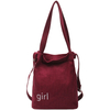 Amazon Hot Sale In Stock Custom High Quality Pouch Fashion Shoulder Cotton Corduroy Tote Bag With Handle