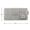 Car Sun Visor Organizer Multi-Pocket Auto Interior Accessories Pocket Organizer Car Document Storage Pouch Pen Holder