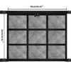 Net ceiling cargo roof bag lightweight high quality new arrival car storage organizer mesh bag for vw