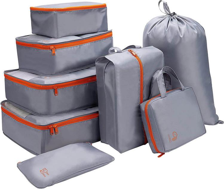 Travel Luggage Packing Cubes Set 8