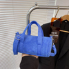2022 Wholesale Large Capacity Handbag Customized Corduroy Messenger Bag Women Casual Vintage Cross Body Shoulder Bags