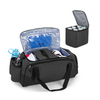 Outdoor Portable Sneaker Travel Hiking Cooler Zippered Weekend Bags Duffel Bag With Shoe Compartment