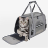 Collapsible Pet Carrier Cat Travel Bag Softsided Pet Carrier Travel Dog and Cat Transport Tote Bag with Breathable Mesh