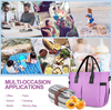 Portable Women Fashion Shoulder Handbag Tote Lunch Thermal Cooler Bags Food Insulated Bags With Handles