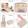 8 Pcs Set Lightweight Printing Luggage Suitcase Storage Organizer Cosmetic Pouch Fashion Travel Packing Cubes
