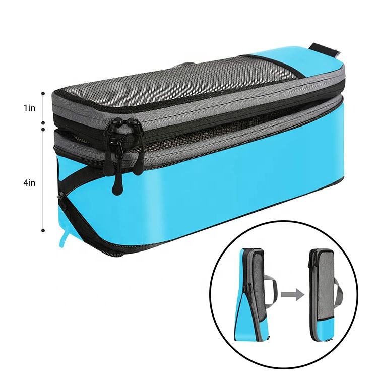 Multi Purpose 6 Pcs Portable Organizer Storage Cloth Compression Travel Lightweight Packing Cubes for Suitcases