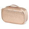 Sparkling Travel Makeup Bag Large Capacity PU Leather Cosmetic Pouch Waterproof Wash Bag for Women