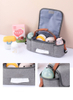 Heavy Duty Stroller Organizer Bag Universal Stroller Accessories Bag with 2 Cup Holders Multiple Pouches for Bottle Diaper