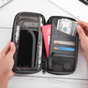 Family Passport Holder Bag Travel Wallet RFID Blocking Organizer Custom Vaccine Card Holder