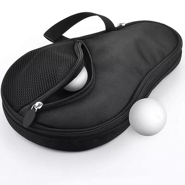 Table Tennis Racket Storage Case PingPong Paddle Carry Bag Pingpong Bat Cover for Sports