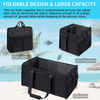 Heavy duty collapsible vehicle storage box cargo trunk organizer travel camping car boot organizer