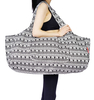 Convenient Durable Women Custom Logo Yoga Mat Holder Tote Duffel Bag Beach Shoulder Carrying Yoga Mat Bag Canvas