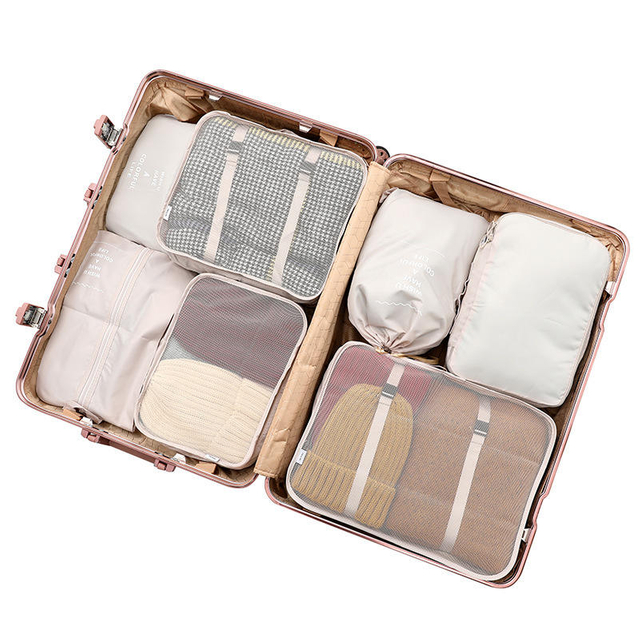 Reusable Portable Travel Luggage Organizer Storage Mesh Bag For Clothes Shoes Makeup Underwear