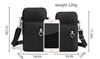 Waterproof Girls printed small mobile phone bag case pouch cross body purse shoulder bag with adjustable strap