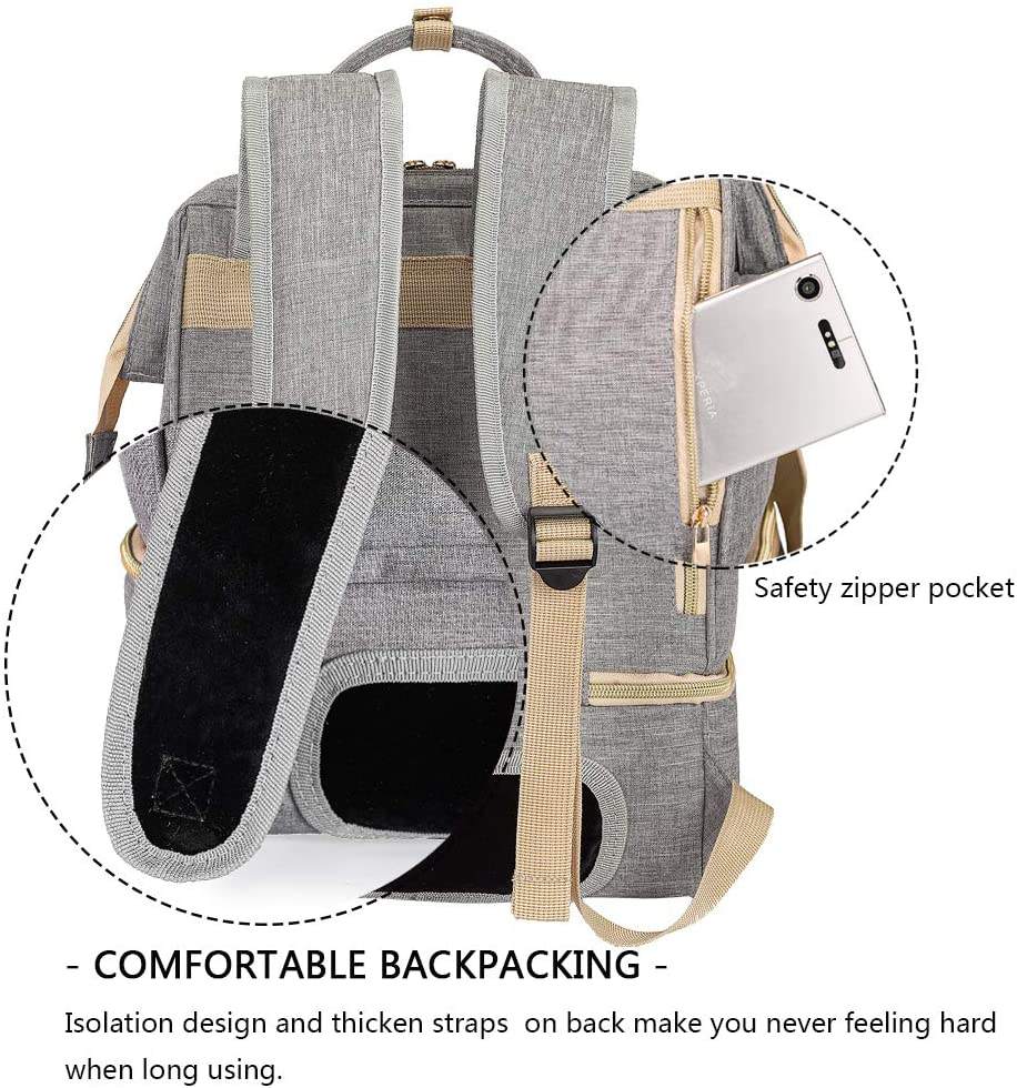 Large Outdoor Traveling Working Breast Pump Bag Backpack with Cooler Bag for Working Moms