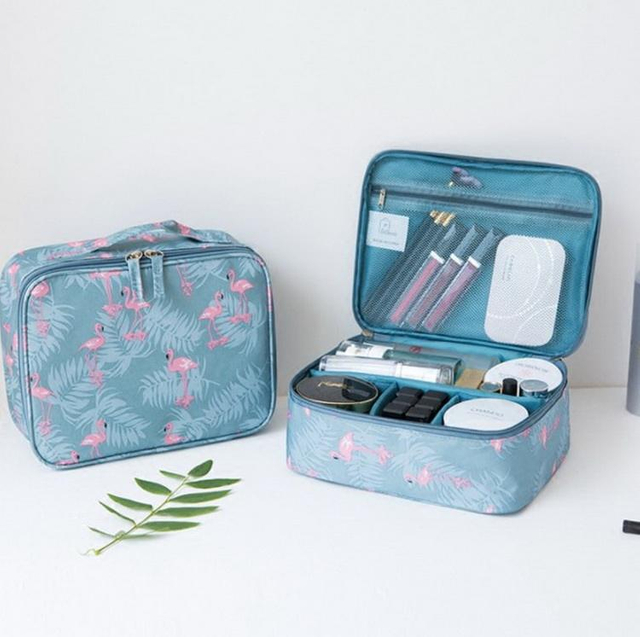 Wholesale Cheap Women Toiletry Organizer Make Up Case Beauty Holder Travel Makeup Brush Cosmetic Makeup Bag
