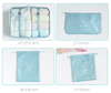 2021 Packing cubes 7 pcs travel luggage packing organizer traveling packing compression cubes with shoes bag