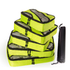 High Quality Durable 6 Pcs Waterproof Polyester Travel Luggage Organizer Packing Cubes