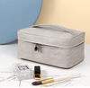 Large Outdoor Toiletry Make Up Bag Storage Women Girls Travel Makeup Cosmetic Organizer Bag with Brush Holder Pouch