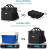 24L 40-Can Large Collapsible Cooler Bag Insulated Leakproof Soft Sided Portable Cooler Bag for Outdoor Travel Beach Picnic Campi