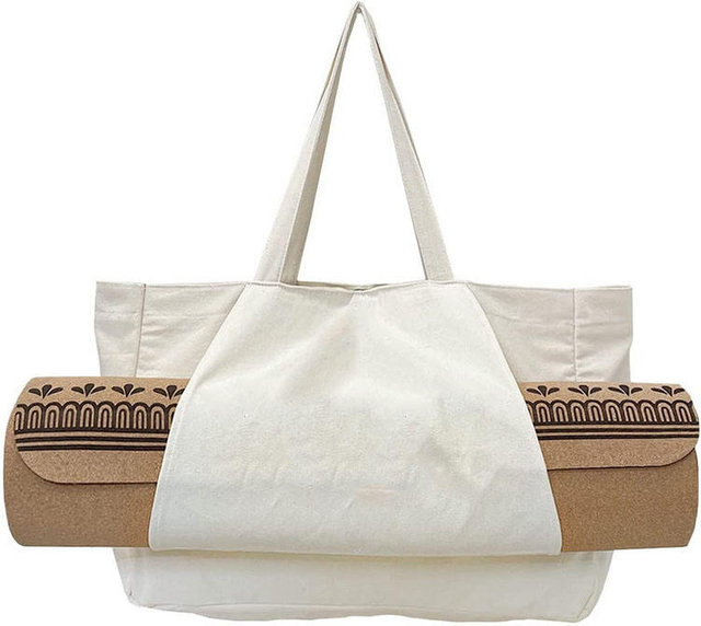 High Quality Fashion Bag for Yoga Mat Recycled Cotton Yoga Mat Gym Bag for Men Women