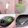 Water Resistant Sports Gym Travel Weekender Pink Duffel Bag with Wet Pocket for Women