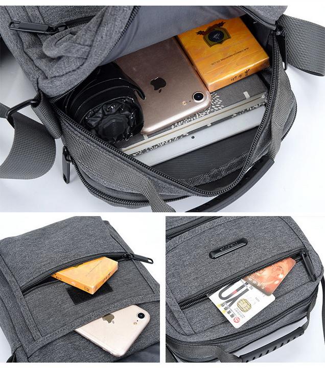 Top quality oxford cross body sling bag for men shoulder wholesale hand phone sling bags factory price