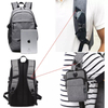 Outdoor Men's Sports Basketball Backpack Bag with USB Charger