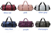 Customize Logo Water Resistant Weekender Travel Bags Gym Tote Duffel Sport Overnight Duffle Bag Woman