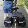 Outdoor Fashion Mountain Bicycle Double Rear Bag Custom Logo Bike Motor Pannier Bags For Cycling Traveling Sports