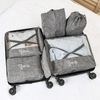 Reusable Travel Luggage Organizer Portable Custom Logo Mens Luggage Suitcase Organizer Storage Bag Packing Cubes