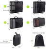 7 Set Suitcase Organizer Packing Cubes Hot Sell Packing Cubes for Travel Custom Logo