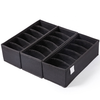 3 Pack Sock Underwear Closet Organizer Box Customized Foldable Stable Drawer Tie Clothes Storage Organizer