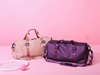 Fashion Sliver Water-resistant Sports Gym Duffel Bag Workout Weekend Women Man Travel Duffle Bag