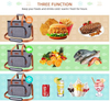 Big Customize Food Insulated Picnic Lunch Box Leakproof Custom Travel Beach Swim Fitness Thermal Cooler Bag