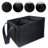 Foldable Black Custom Logo Car Trunk Organizer Multifunctional Storage Tools Box With Handle For Auto Cars