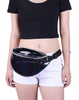 Black Holographic Fanny Bag Fashion Laser Waist Bum Bag Waterproof Wholesale Hip Bag