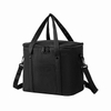 High Quality Polyester Canvas Insulation Lunch Bag Thickness Thermal Foam Picnic Cooler Bag With Detachable Shoulder Strap