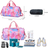 Kids Duffel Overnight Bag Boys Girls Weekender Carry-On Personalized Tote for Travel Gym Sport