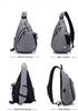 Oxford sling bag college girls shoulder bags wholesale customized waterproof crossbody smell proof shoulder bag