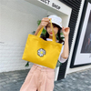 Heavy Duty Cotton Canvas Shopping Tote Bag with Zipper Free Time Bags Customized for Men Women