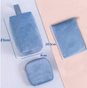 Premium Portable Velvet Women Travel Cosmetic Makeup Pouch Zipper Make Up Organizer Toiletry Storage Bag for Ladies