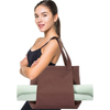 Cotton Canvas Yoga Mat Bag Eco Friendly Custom Gym Bag with Yoga Mat Holder