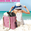 Large Women Waterproof Cotton Rope Tote Beach Bag Wholesale